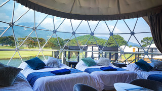 [ツインドーム] 水上テラス併設 (トイレ, シャワー付) 禁煙