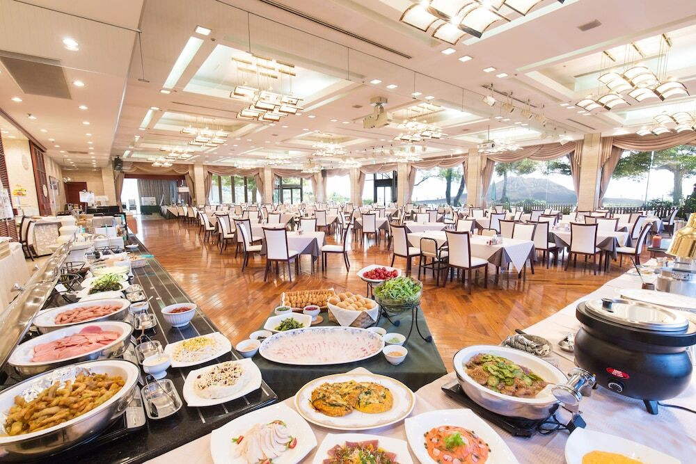 朝食ビュッフェ会場