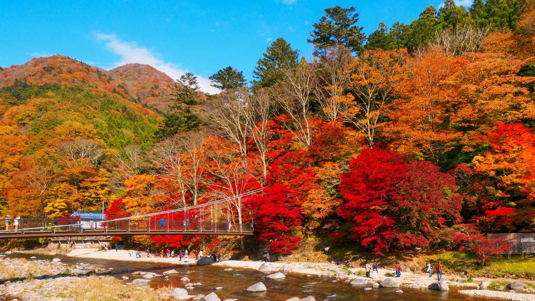 塩原渓谷　紅の吊橋 / 4