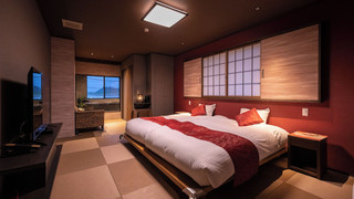 半露天風呂付き海側和洋室Aタイプ [瑠海・紅霞/201・205] 禁煙