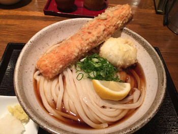 「JUN大谷製麺処」料理 1079924 201510再訪 ちく玉天ぶっかけ中盛り
