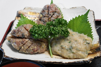 「ばんや」料理 679175 3点盛りなめろう