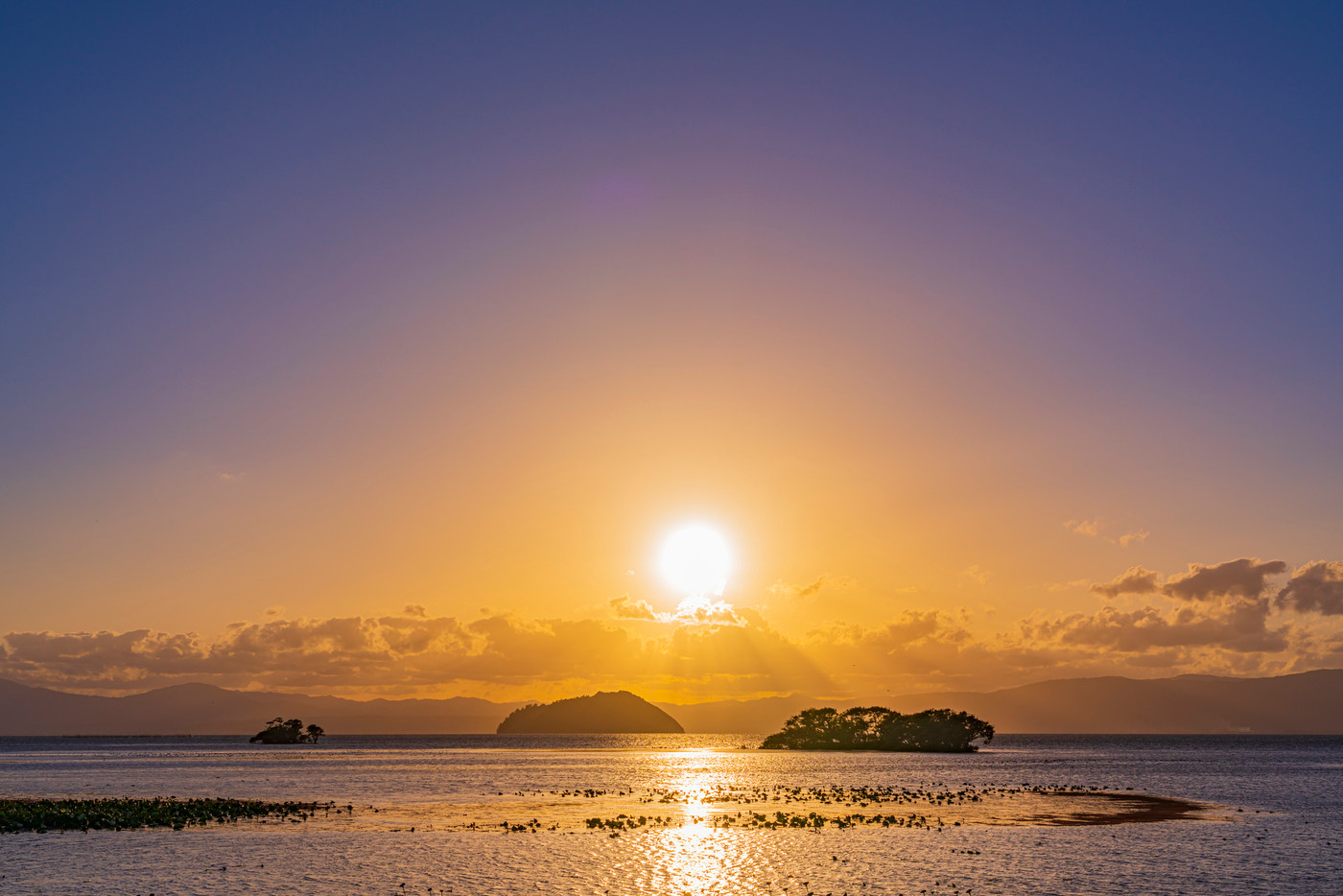 滋賀県　琵琶湖　湖北風景　　　