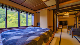 [星見の間] 古民家風12畳 源泉かけ流し半露天風呂付き 禁煙