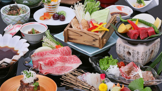 ツイン 喫煙 牛肉会席ディナー/朝食付き レストラン