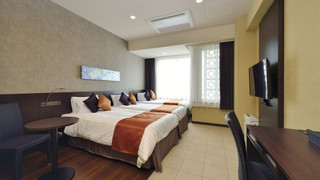 天然温泉（サウナ）特典付き！パーシャルハリウッドツインルーム 3名利用 【メインタワー】