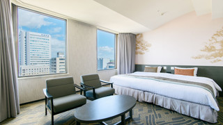 デラックス ダブル 禁煙 (ベッド幅240cm 35平米)