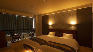 スタンダード ツインルーム シングルベッド 2 台 禁煙 オーシャンビュー