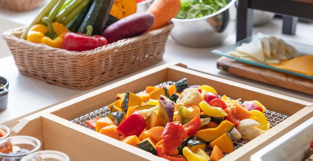 朝食ビュッフェ