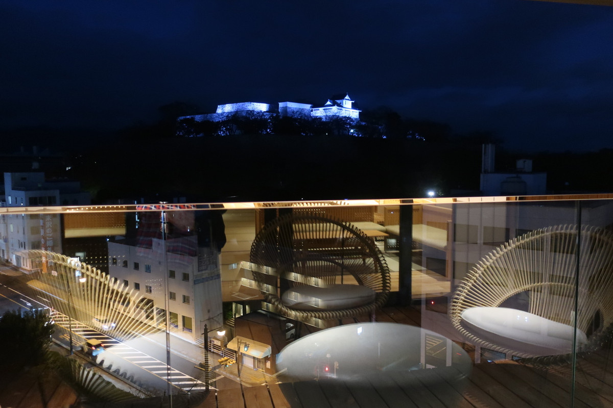 大浴場ラウンジからの景色