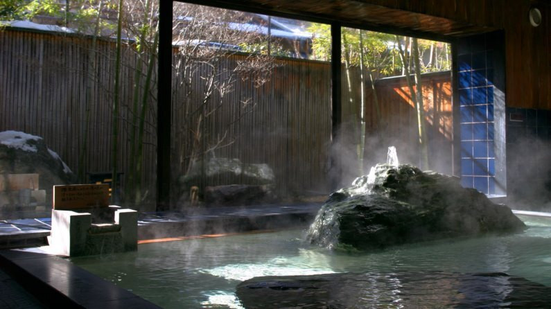 美肌の湯を視覚・聴覚・触覚で堪能できる内風呂「石神」4276357