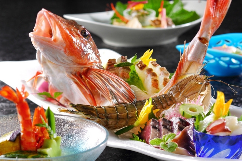会席料理 季節のお造り