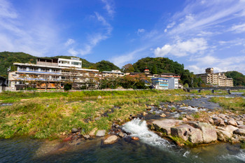 Misasa onsen Santokugawa Seiryuso Tottori Misasa Town, Tohaku-gun