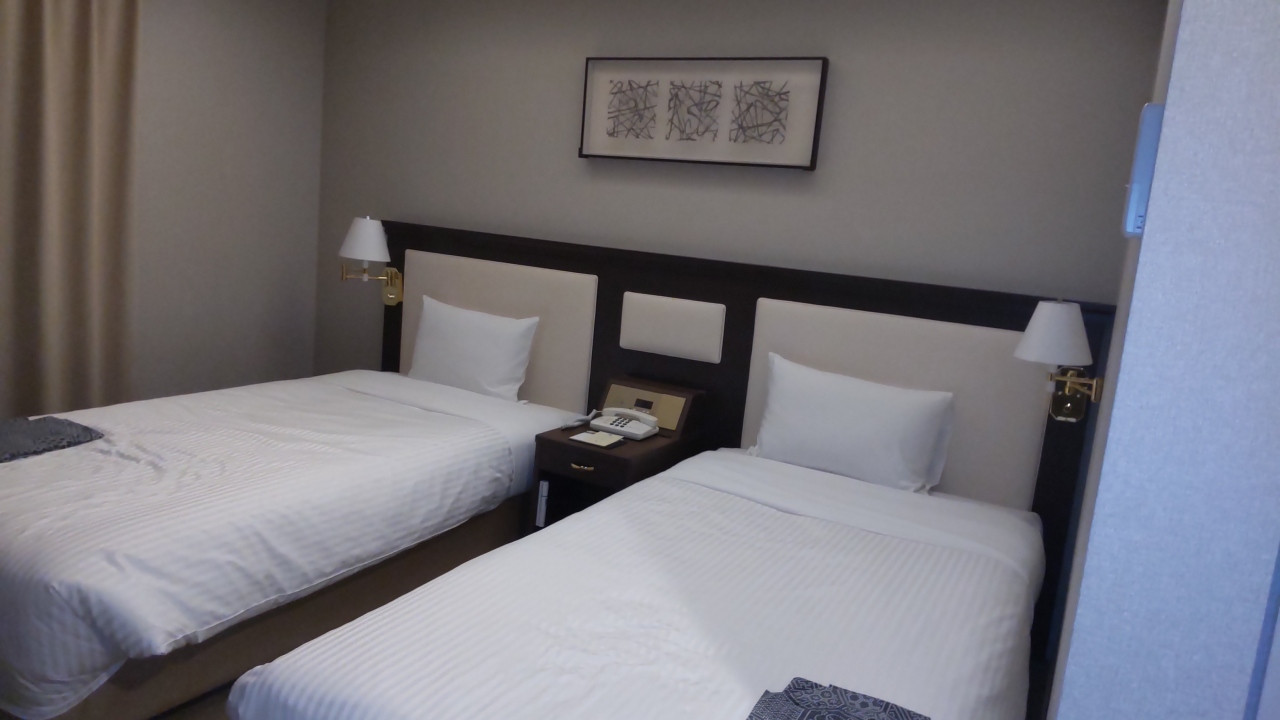 シンプルツインですが気持ちよく眠れました。