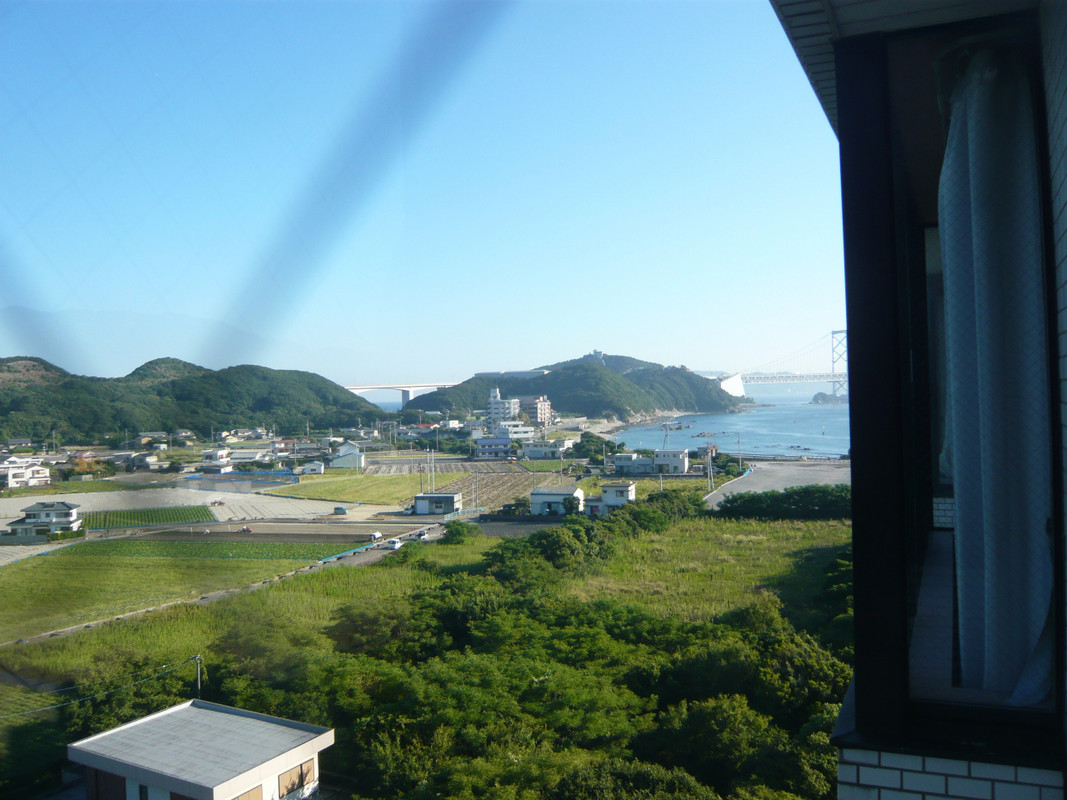 山側和室からの眺望