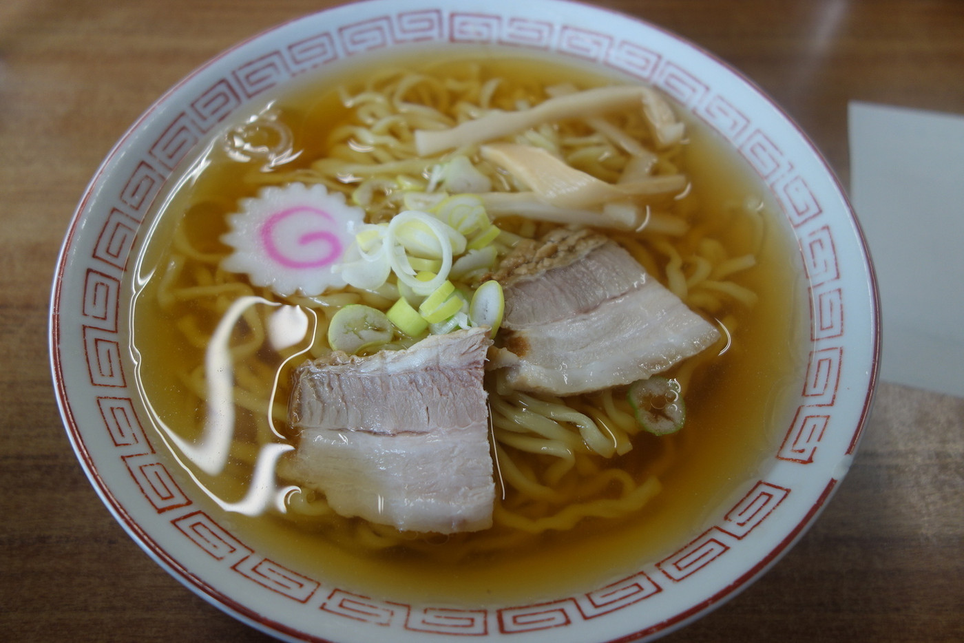 「食堂なまえ」料理 33785 中華そば￥550-