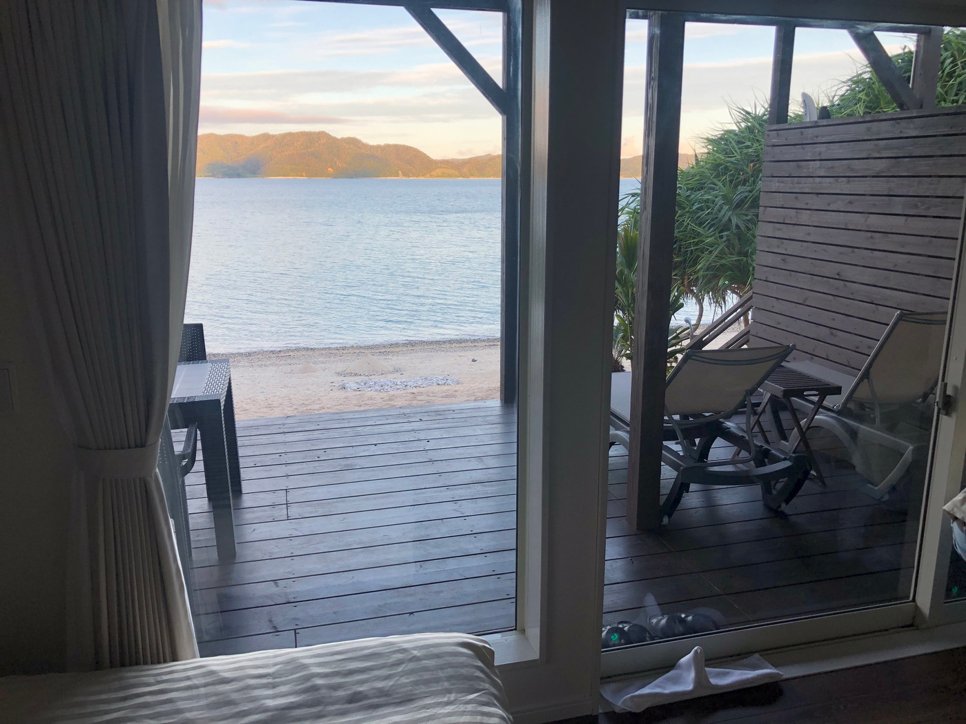 ネイティブシー奄美アダンオンザビーチ　海が見えるテラス