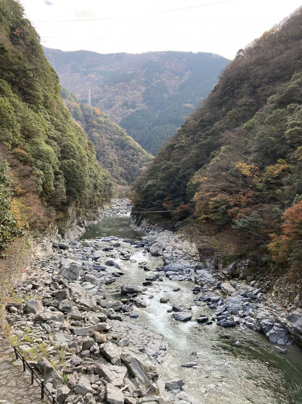 素晴らしい渓谷が広がっています
