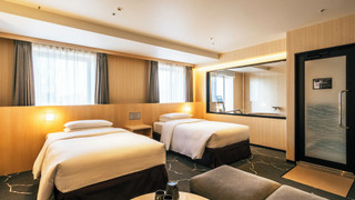 Spaプレミアツインルーム [禁煙] 大人の人数に応じてエキストラベッドをご用意いたします