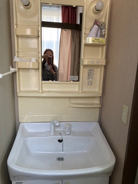 洗面台はアウトバスでした。