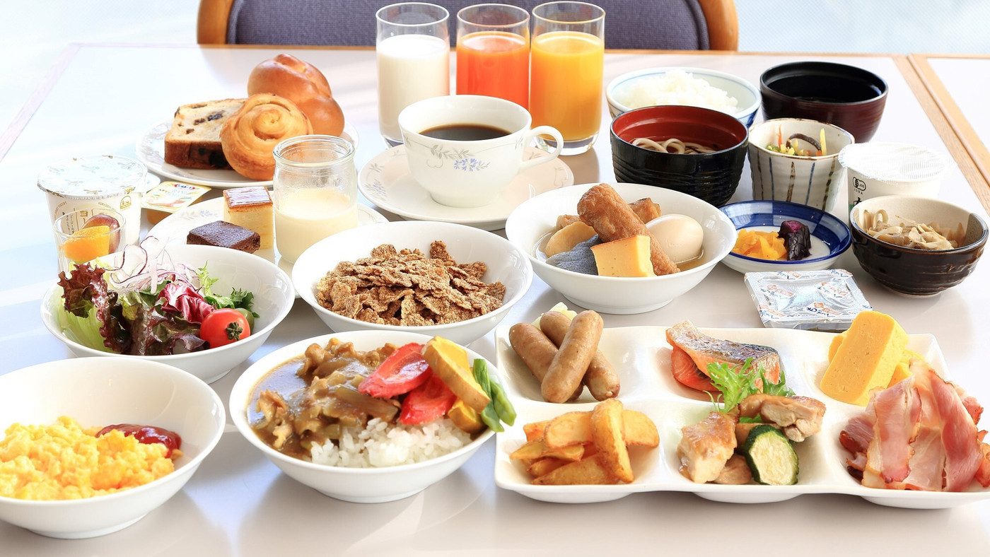 地産地消にこだわった朝食はメニューが盛りだくさん3463333