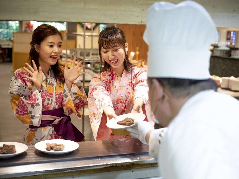 ビュッフェ会場 ライブキッチン