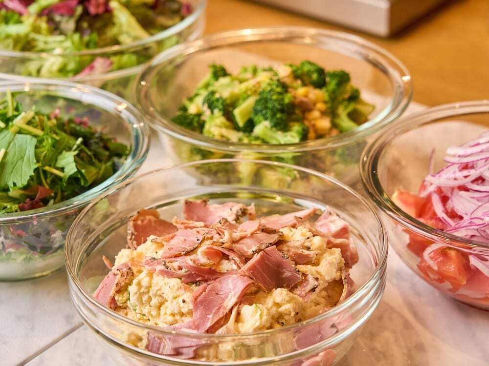 朝食ビュッフェ