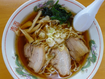 「古川農園」料理 601123 ラーメン（￥650税込み）やや高い印象はありますが夢中で～（笑）