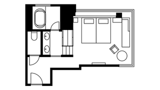 コーナー ハリウッドツインルーム 禁煙