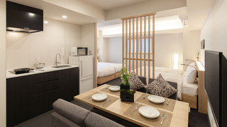 アパートメント (4 Single-Beds)