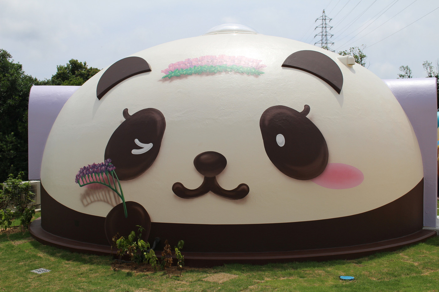 パンダ型コテージは、内装もかわいいんです♩3450787