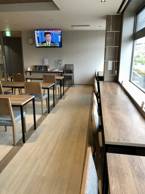 一階にある食堂