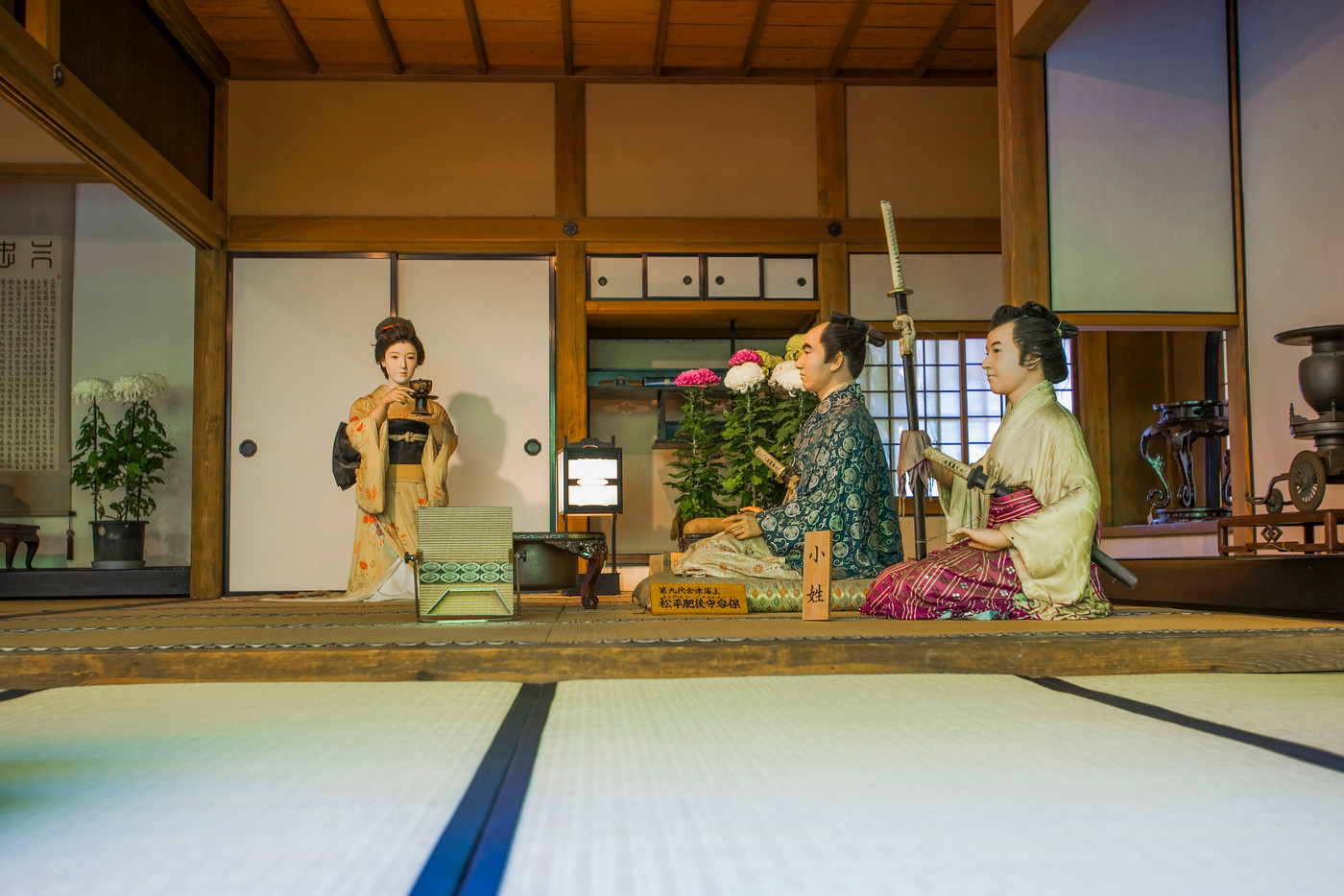 会津武家屋敷の御成の間 容保公接見