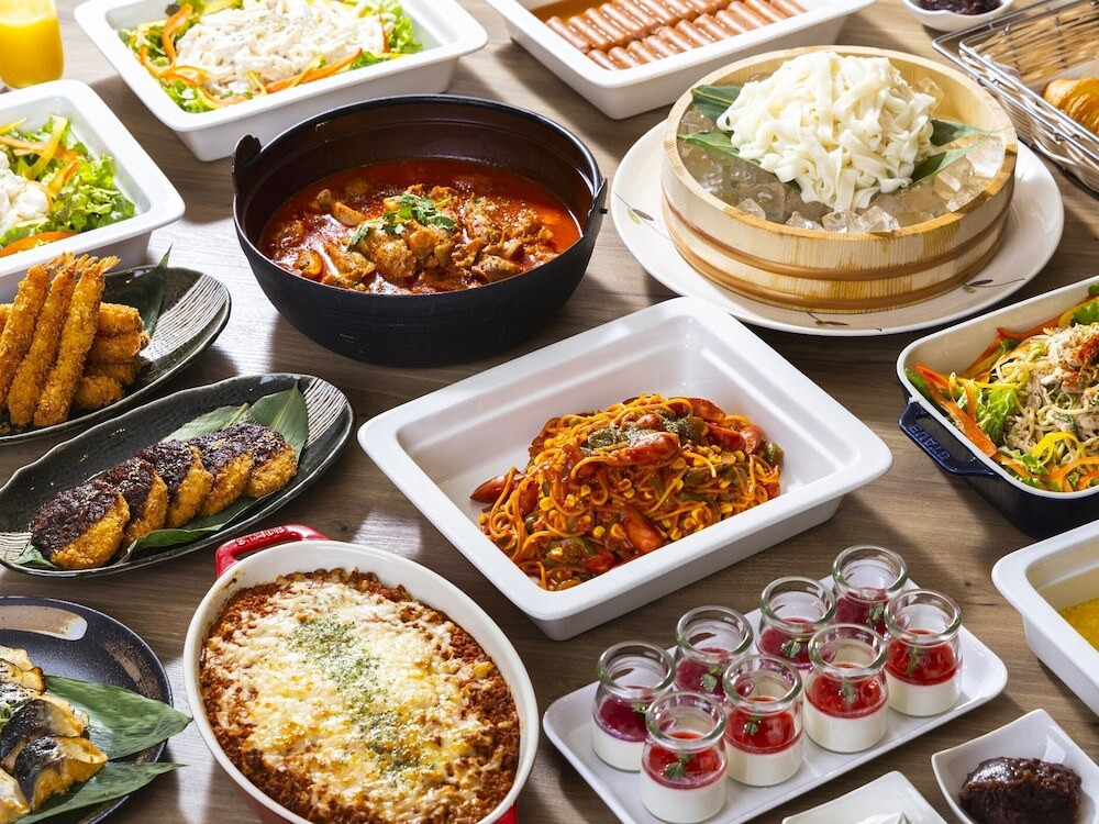 朝食ビュッフェ