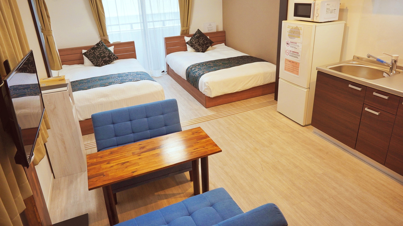 洗濯機だけじゃない！2人暮らしを体験できる、家電が揃うホテル3560770