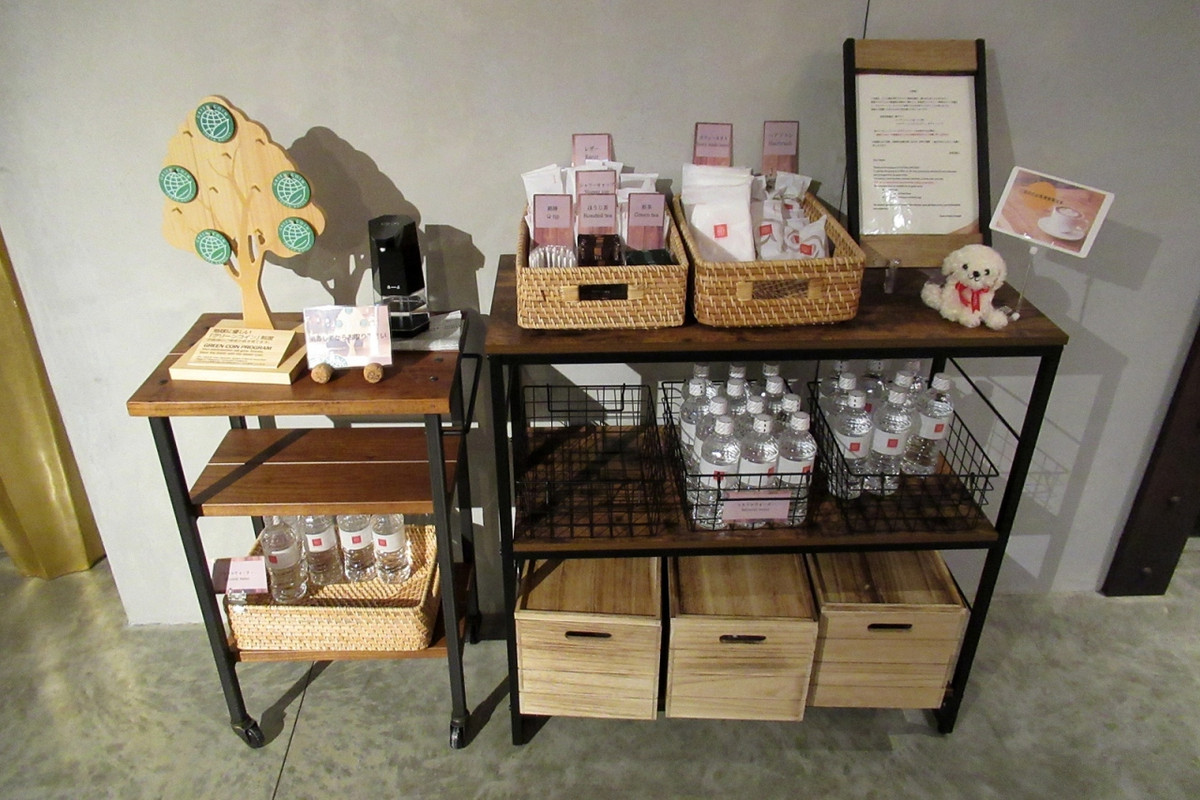 アメニティコーナーができていました