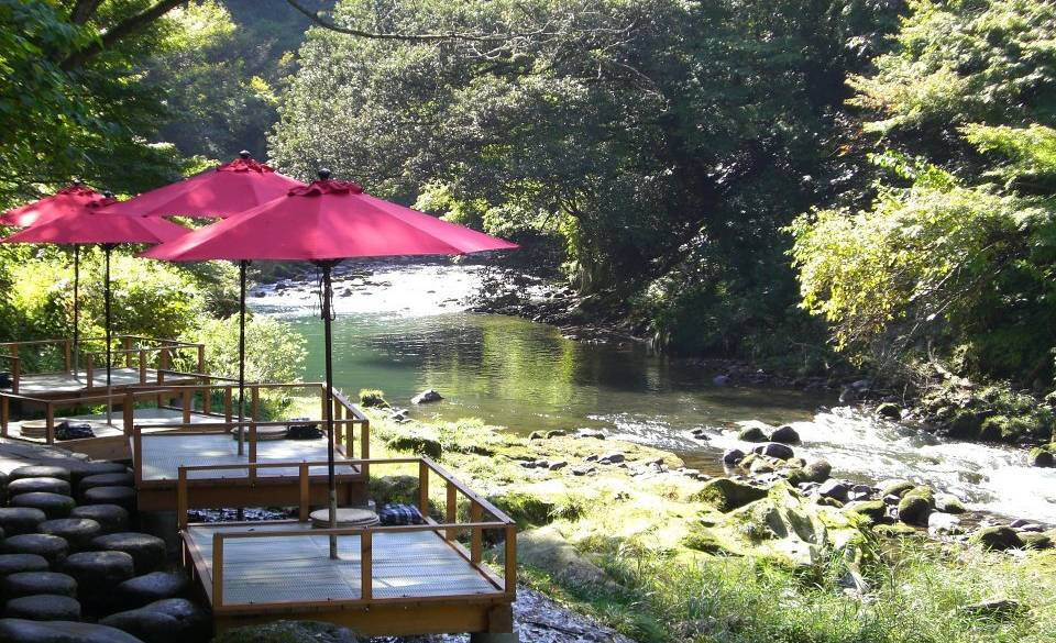 鶴仙渓 川床 / 2