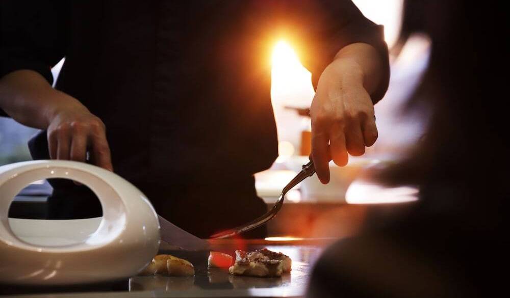 鉄板懐石 一例 / 3