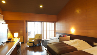 【露天風呂付コテージ】ツインベッドルーム×2 禁煙