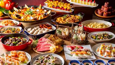 夕食ビュッフェ例 / 1