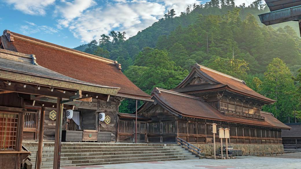 朝の出雲大社① / 2