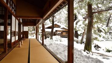 雪景色の清水園 / 6