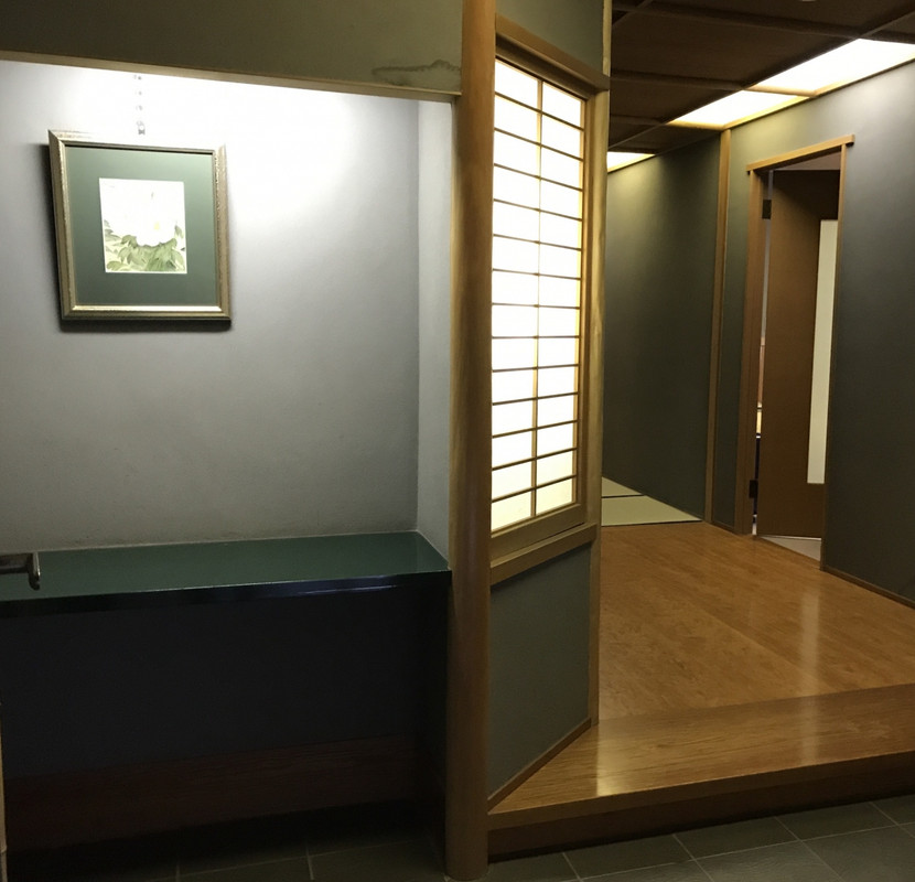 客室の入り口