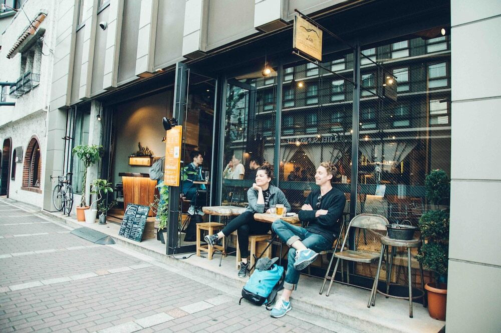 屋外ダイニングエリア