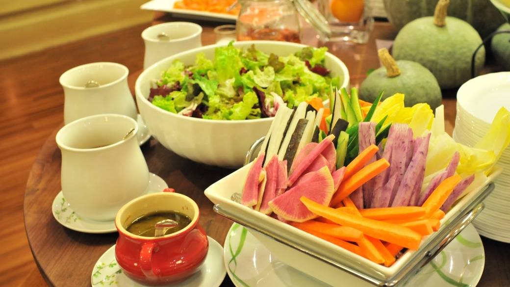夕食ビュッフェ一例① / 1