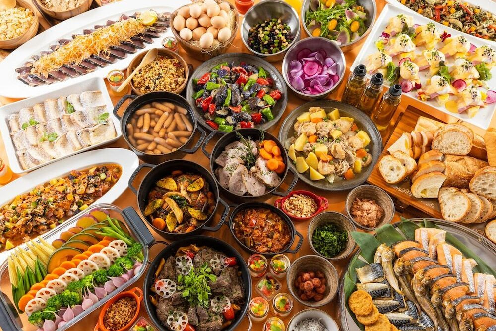 見た目も味もおいしい♪地元食材を楽しむ健康的なバイキング3995783