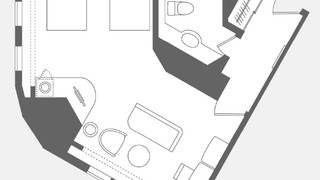 デラックスツインルーム キャッスルビュー