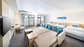 【バルコニー付】デラックスファミリールーム【禁煙・定員6名】 [スタンダード] [トリプルルーム] [ファミリールーム]