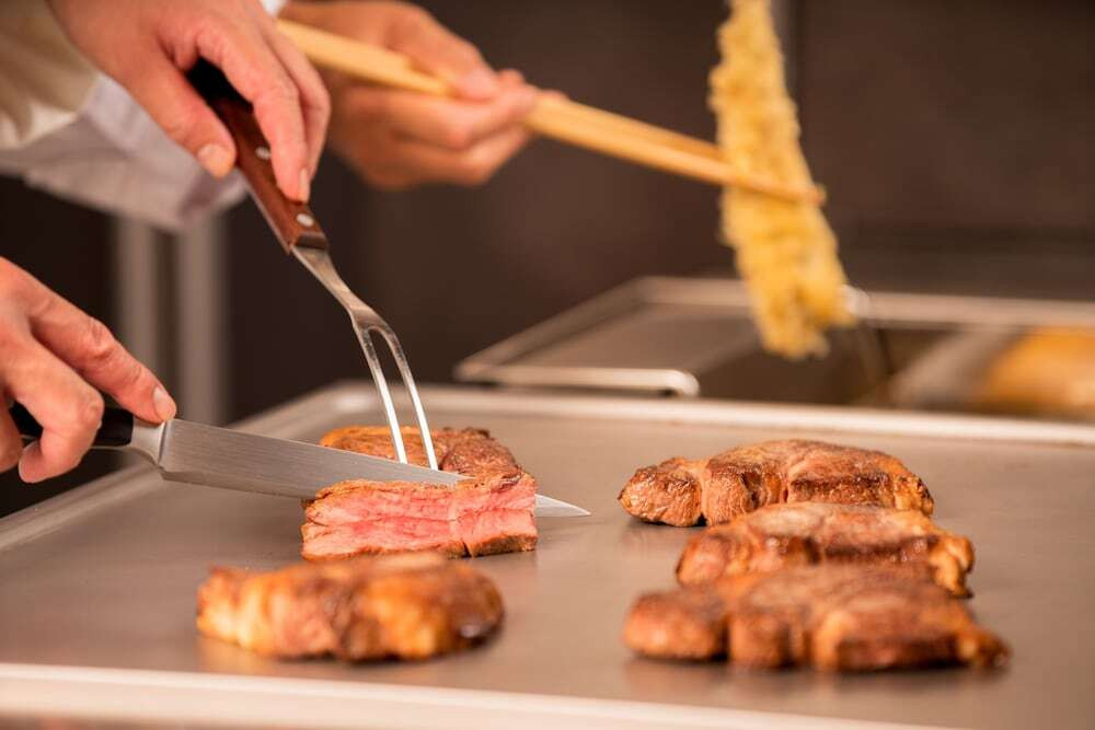 ステーキ＆天ぷら