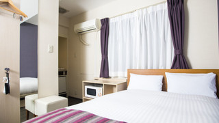 ルーム セミダブルベッド 1 台 禁煙 (ハウスキーピングは有料オプション)